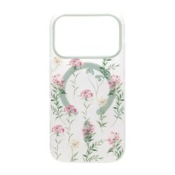 painted floral matte magnetic case for iphone 17 pro max h1 3