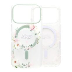 painted floral matte magnetic case for iphone 17 pro max h4 1