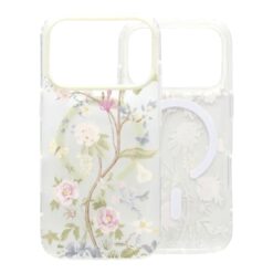 painted floral matte magnetic case for iphone 17 pro max h5 1