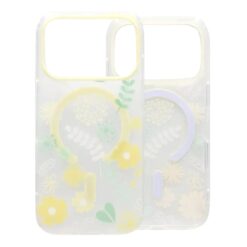 painted floral matte magnetic case for iphone 17 pro max h6 1