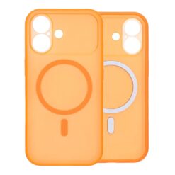 precise hole shield magnetic case iphone 17 orange 3