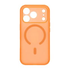 precise hole shield magnetic case iphone 17 pro max orange 1