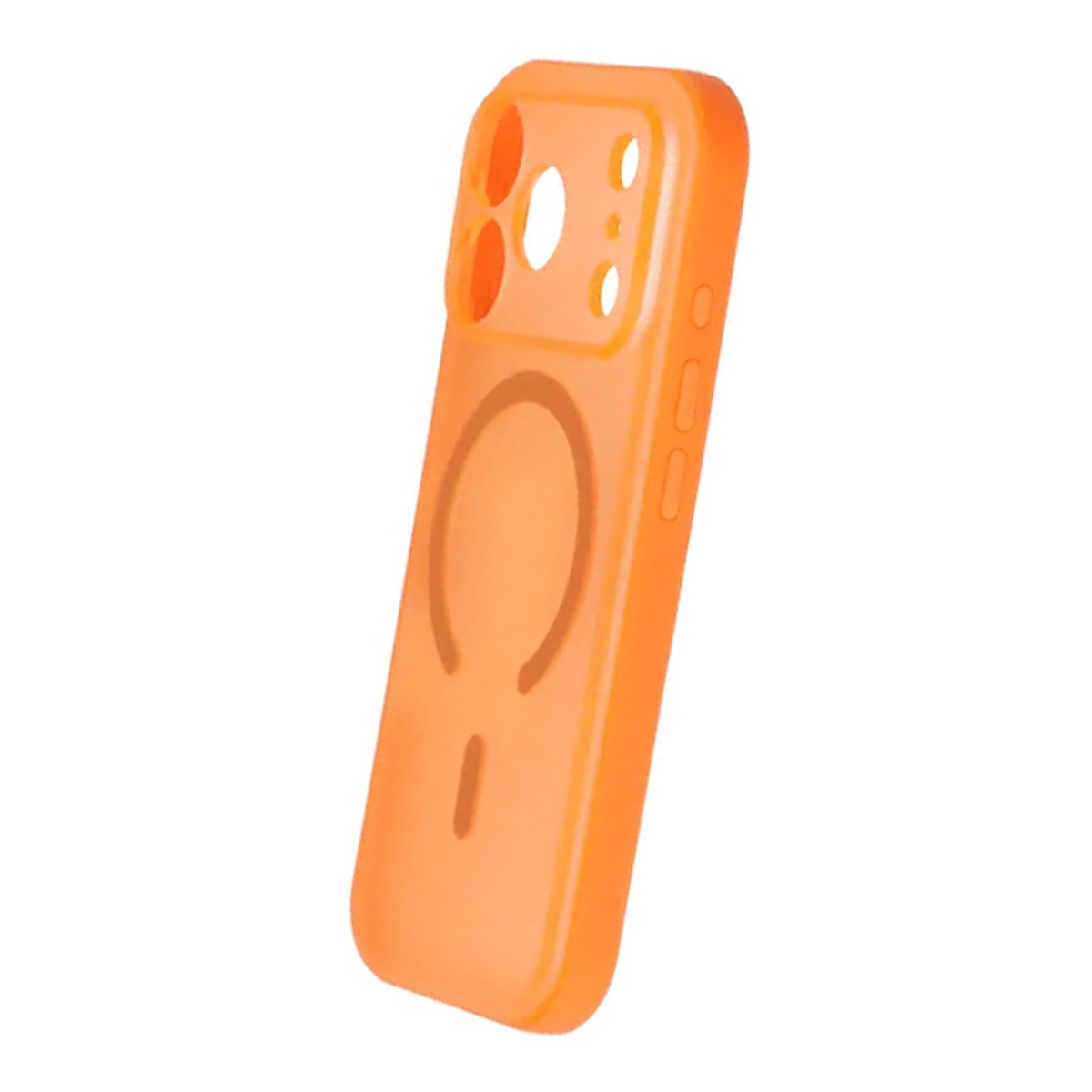 precise hole shield magnetic case iphone 17 pro max orange 3