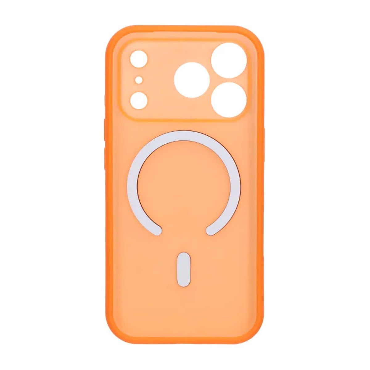 precise hole shield magnetic case iphone 17 pro max orange 4