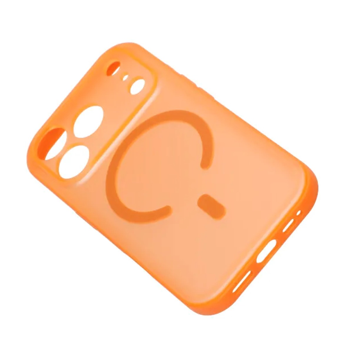 precise hole shield magnetic case iphone 17 pro max orange 6