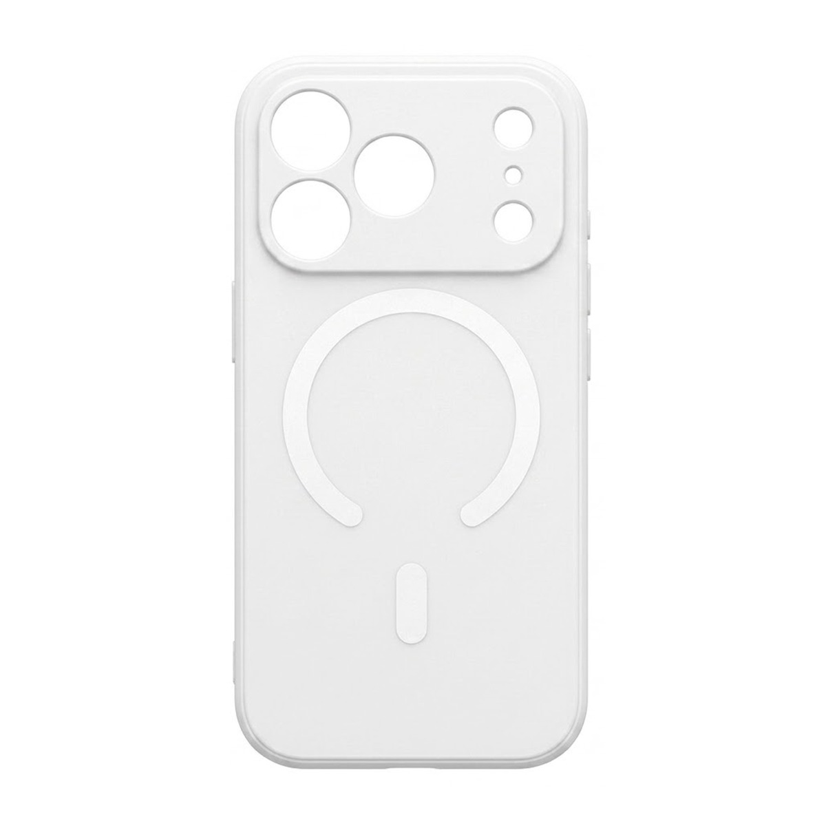 precise hole shield magnetic case iphone 17 pro max white 1