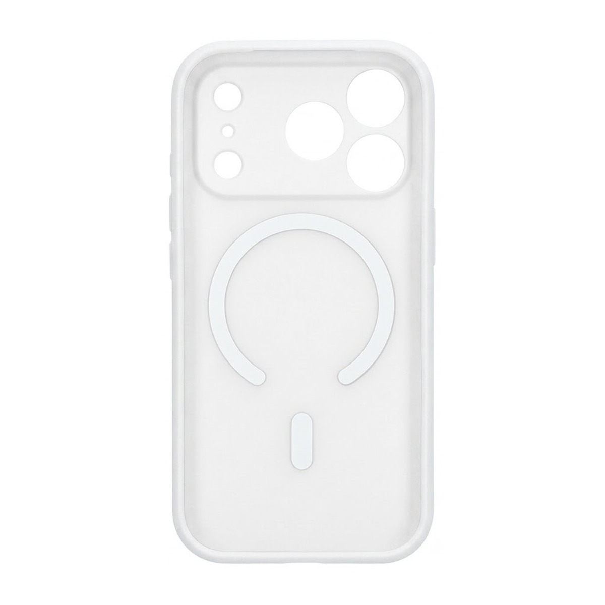 precise hole shield magnetic case iphone 17 pro max white 2