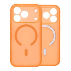 precise hole shield magnetic case iphone 17 pro orange 3