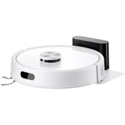 Roborock Q7 TF Robotdammsugare Vit, snett från sidan med sensortorn