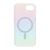 shiny color plated feather magnetic case iphone 16e 17e colorful 2