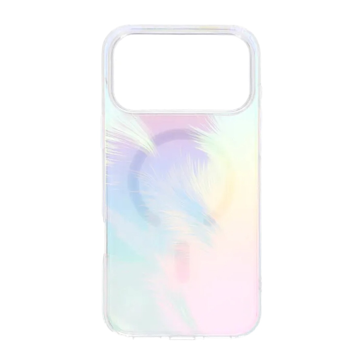 shiny color plated feather magnetic case iphone 17 pro colorful 2