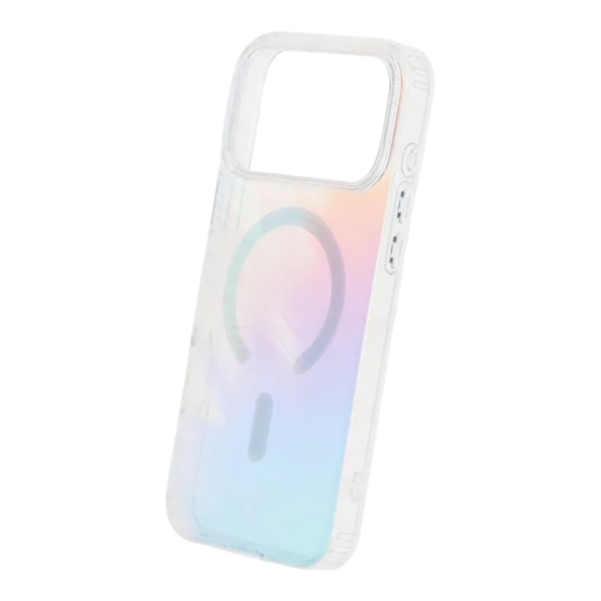 shiny color plated feather magnetic case iphone 17 pro colorful 3