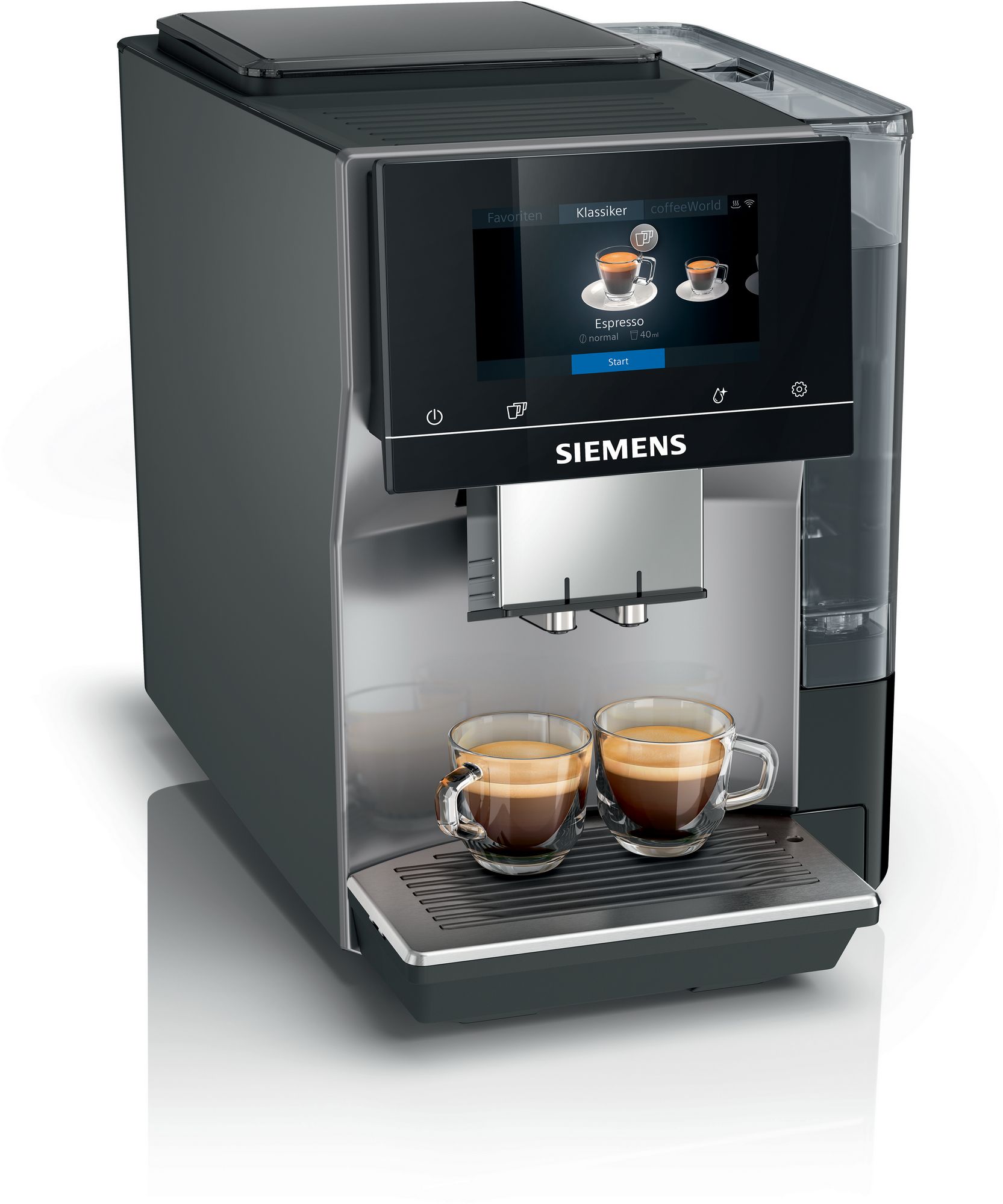 Siemens EQ.700 TP715D01 fullautomatisk kaffemaskin grå
