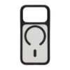 smart mirror skin feel magnetic case with built in lens stand for iphone 17 pro black 2