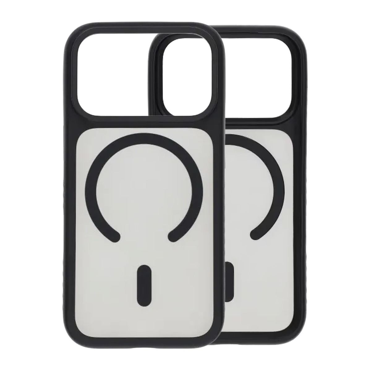 smart mirror skin feel magnetic case with built in lens stand for iphone 17 pro black 3