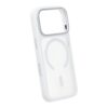 smart mirror skin feel magnetic case with built in lens stand for iphone 17 pro max white 2
