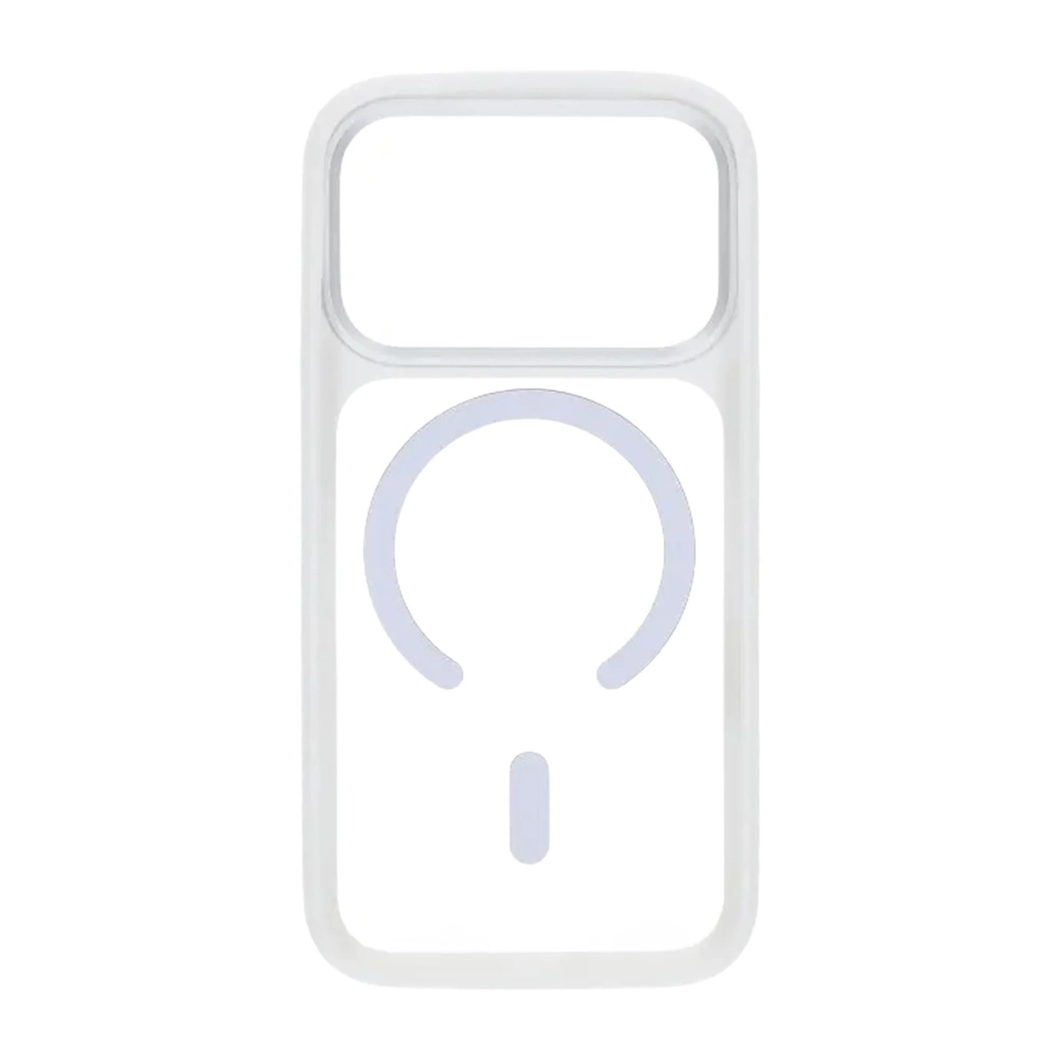 smart mirror skin feel magnetic case with built in lens stand for iphone 17 pro max white 4