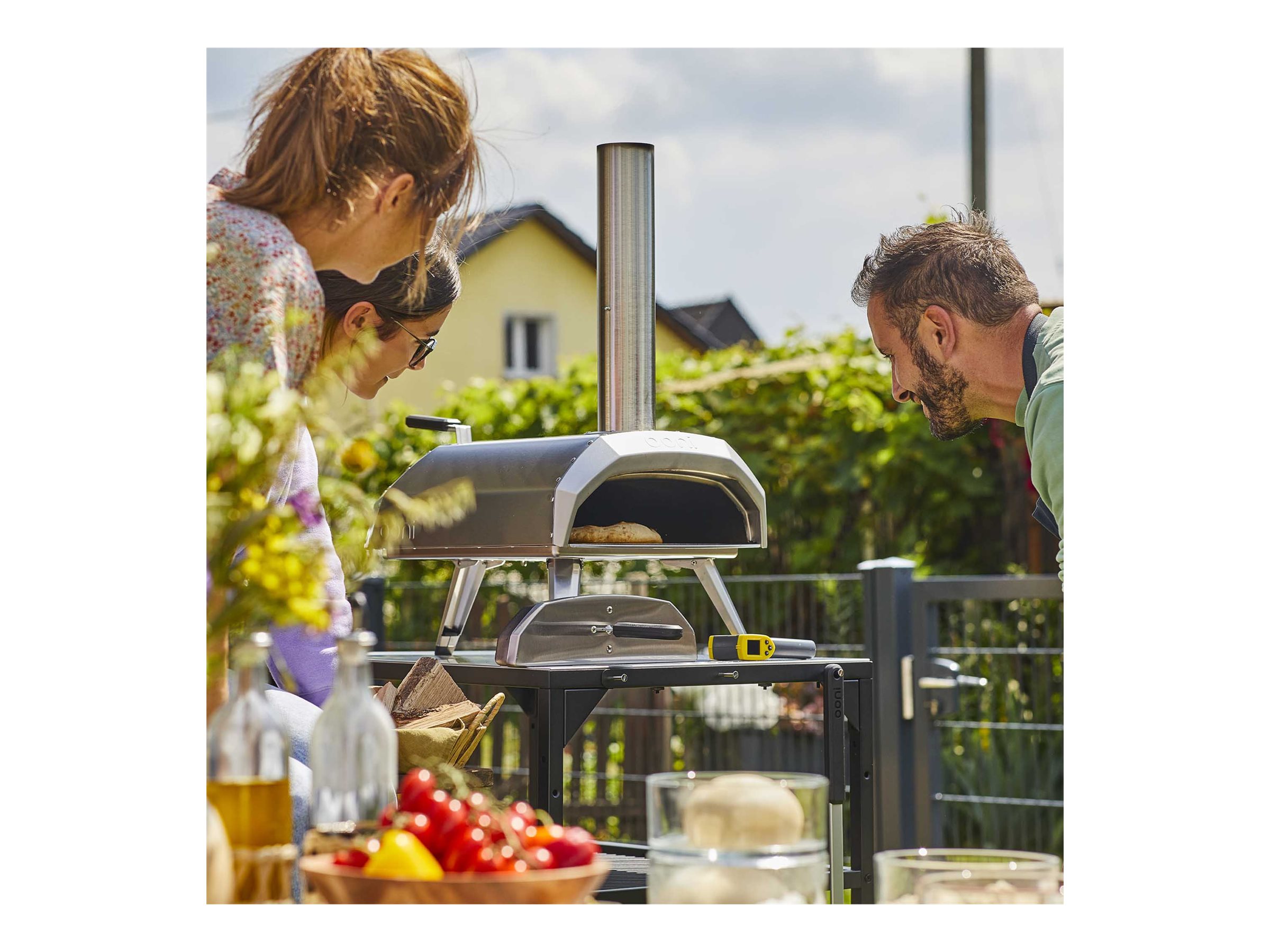 Ooni Karu 12 (1st Gen) Utomhuspizzaovn – Rostfritt Stål - Multi-fuel (Trä/Kol/Gas)