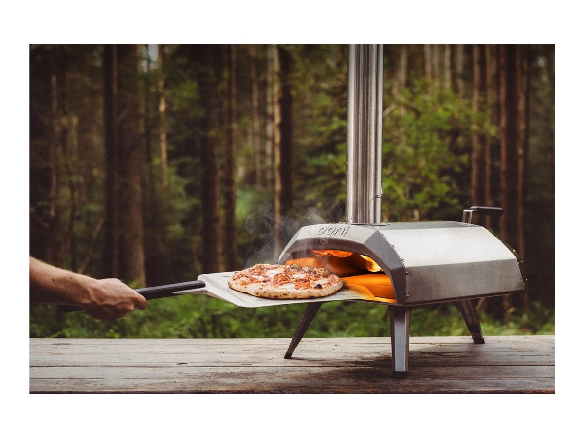 Ooni Karu 12 (1st Gen) Utomhuspizzaovn – Rostfritt Stål - Multi-fuel (Trä/Kol/Gas)