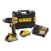 DeWALT DCD805H2T-QW 18V XR slagborrmaskin med 2x POWERSTACK 5,0Ah batterier, laddare och TSTAK