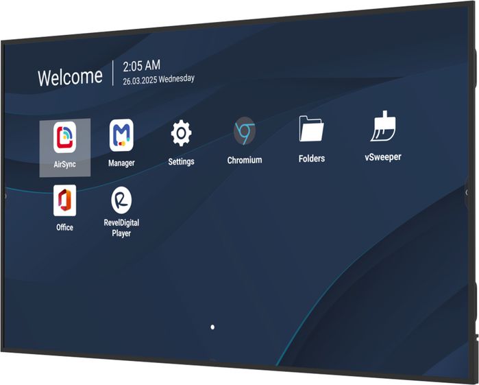 ViewSonic - CDE6531-1C - ViewSonic CDE6531-1C, 65", ProAV Integration, UHD 4K (3840*2160), 24/7, 500nits, Android 14, OPS Slot, Quad-Core SoC, USB-C, 8GB RAM/32GB Storage, 2x16W...