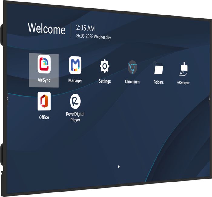 ViewSonic - CDE6531-1C - ViewSonic CDE6531-1C, 65", ProAV Integration, UHD 4K (3840*2160), 24/7, 500nits, Android 14, OPS Slot, Quad-Core SoC, USB-C, 8GB RAM/32GB Storage, 2x16W...