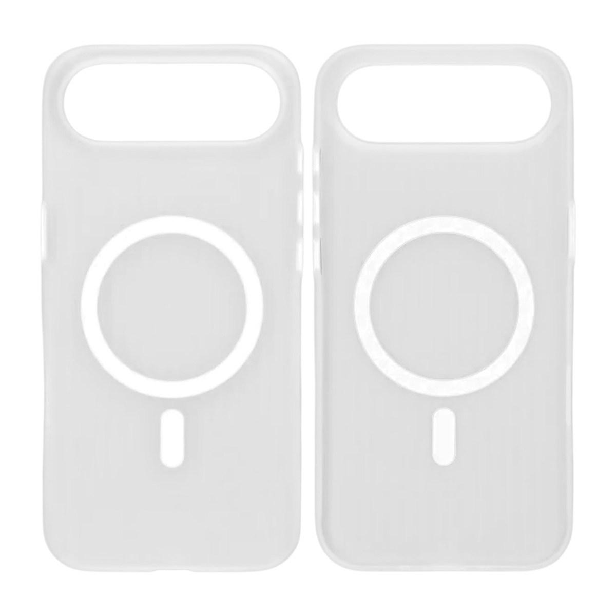 iPhone Air korrugerat frostat MagSafe skal vit