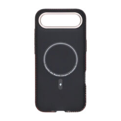 iPhone Air aramidfiber MagSafe skal rutmönster röd
