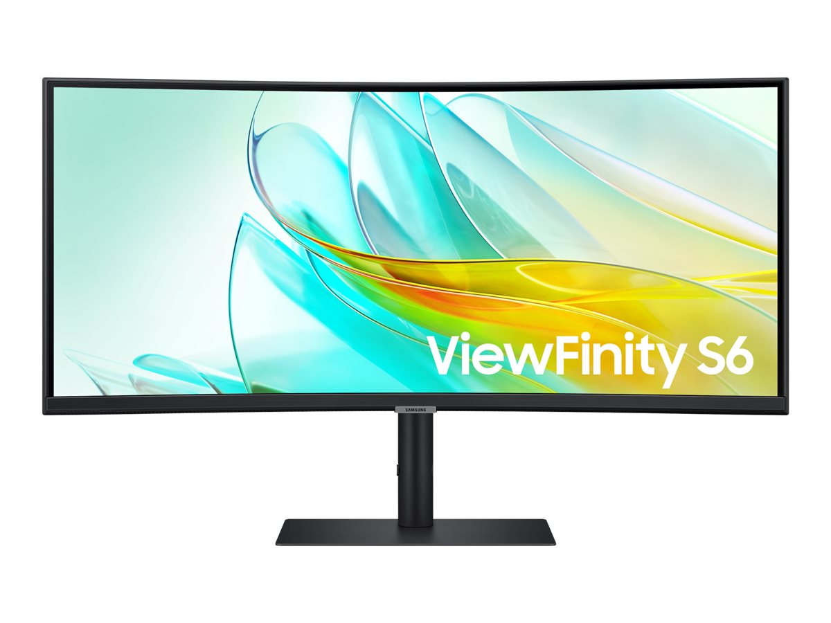 Samsung ViewFinity S6 S34C652UEU 34 tum böjd UWQHD USB-C dockningsskärm
