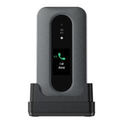 Doro Leva L30 vikbar seniortelefon svart/vit