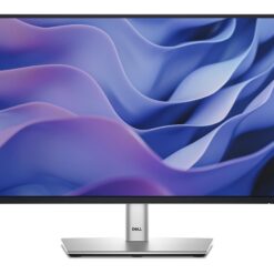 Dell P2225H 22 tums Full HD-bildskärm framifrån på silverstativ
