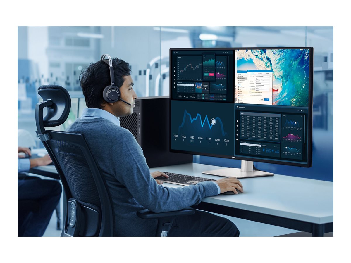 Dell UltraSharp U4323QE 42,5 tum 4K USB-C dockningsskärm bild 9