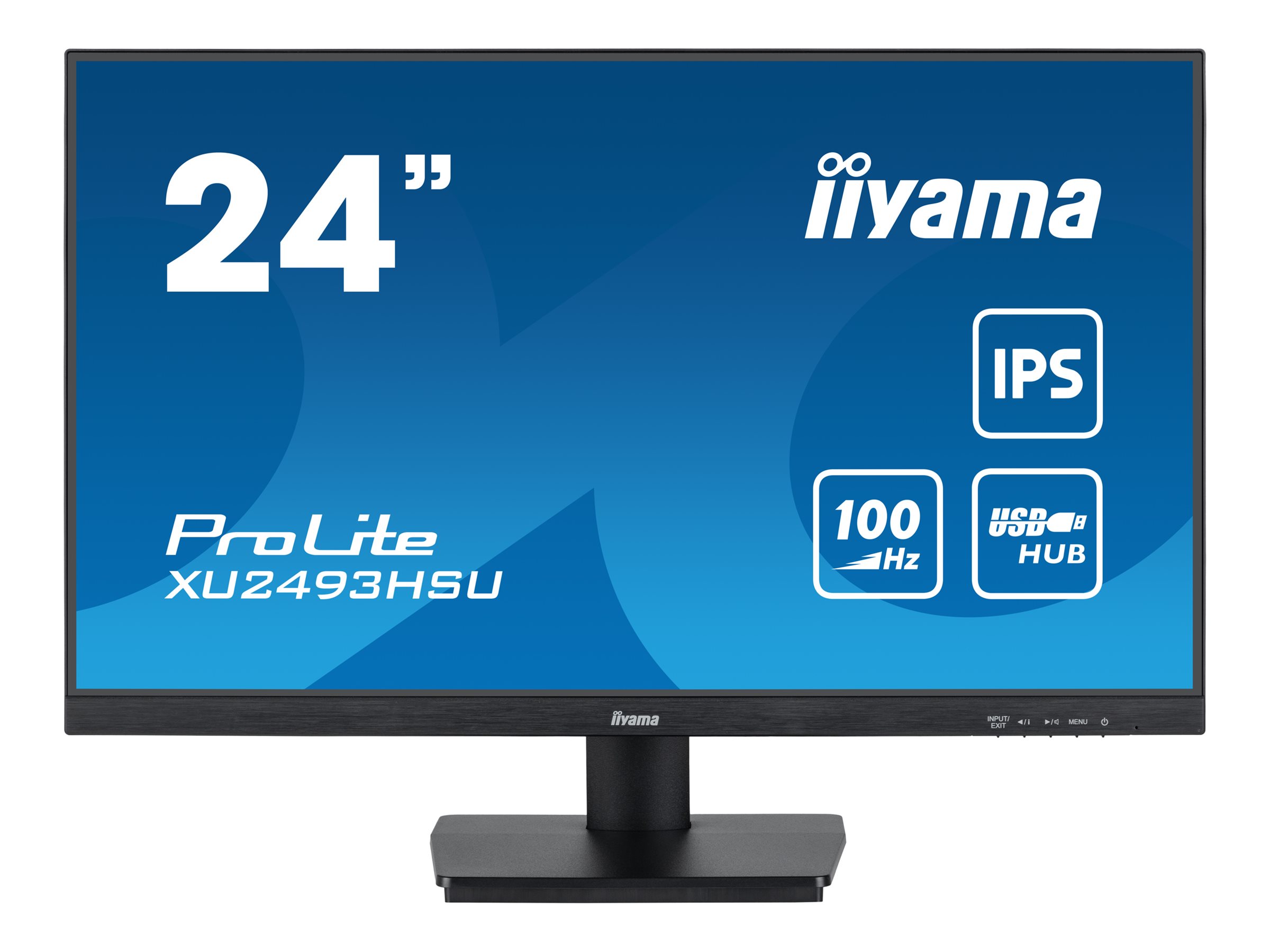 iiyama ProLite XU2493HSU-B7 23,8 tums Full HD-bildskärm framifrån