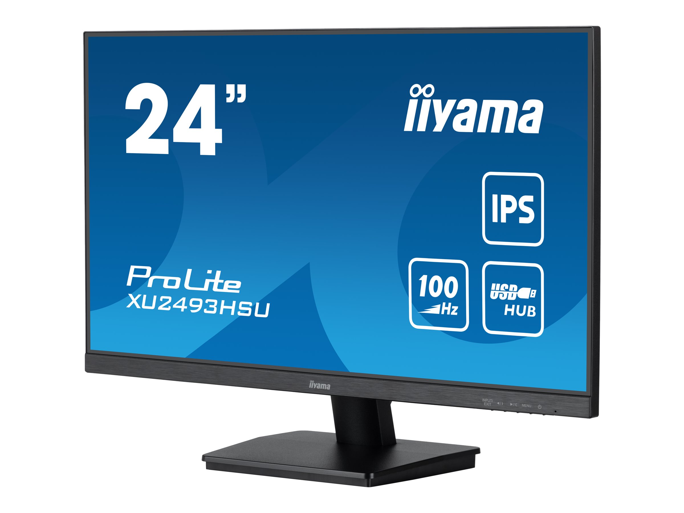 iiyama ProLite XU2493HSU-B7 sedd snett framifrån