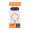 iPhone Air transparent TPU skal MagSafe rosa