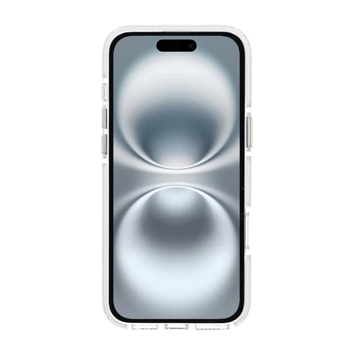iPhone Air transparent TPU skal MagSafe vit