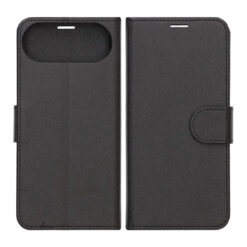 iPhone Air plånboksfodral med stativ svart