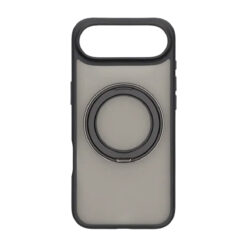 iPhone Air matt skal 360 roterande magnetstativ svart