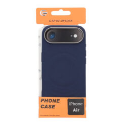 iPhone Air liquid silikonskal MagSafe blå