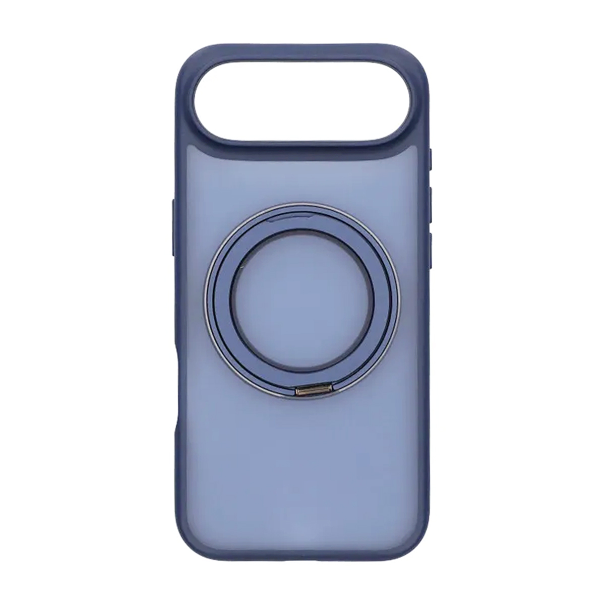 iPhone Air matt skal 360 roterande magnetstativ blå
