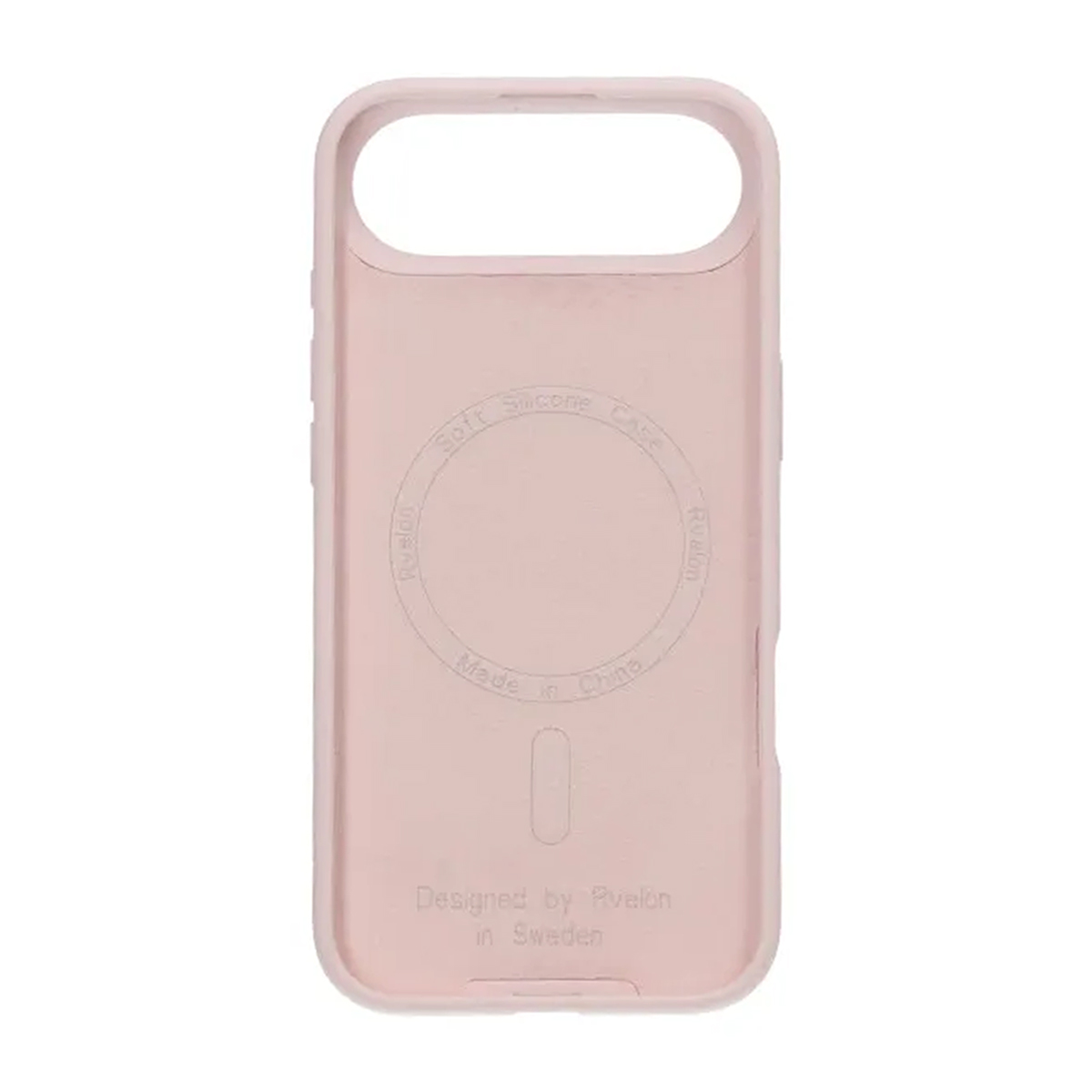 iPhone Air silikon MagSafe skal ljusrosa