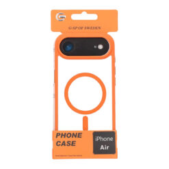 iPhone Air hybridskal MagSafe kameraskydd orange