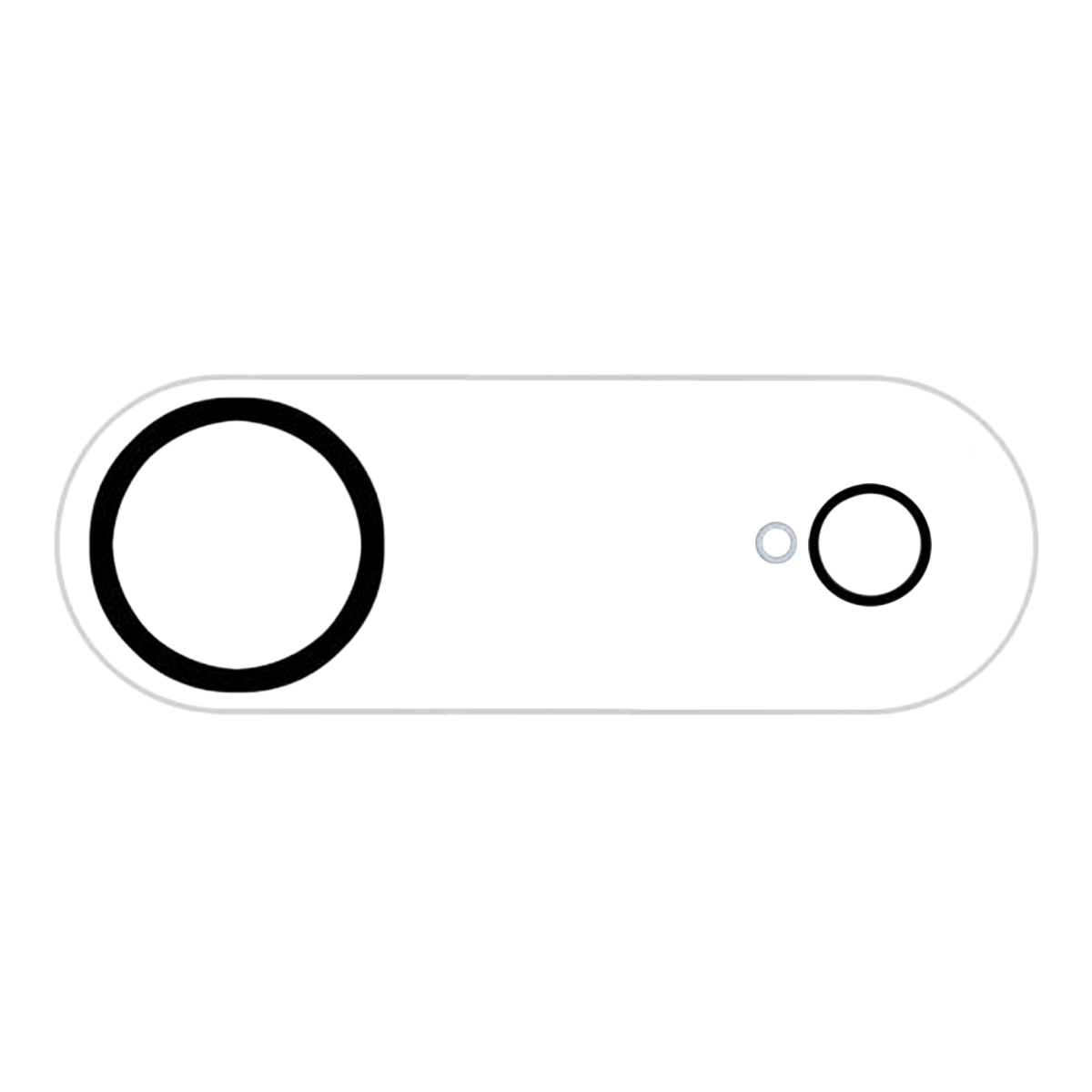 iPhone Air kameraskydd härdat glas kameralins