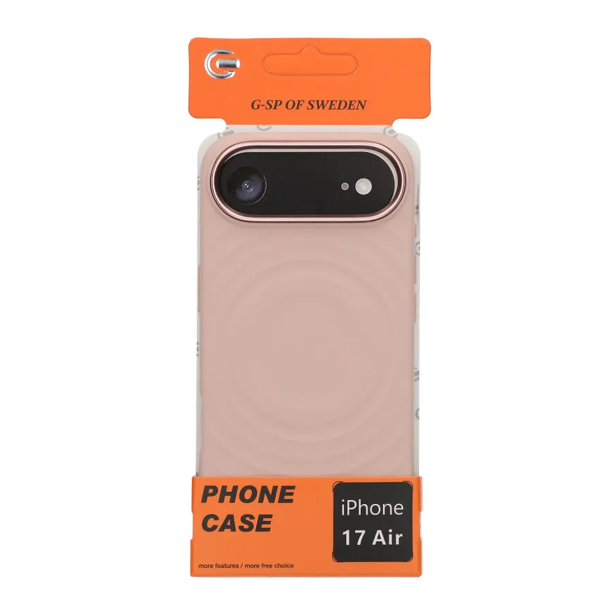iPhone Air liquid silikonskal MagSafe rosa