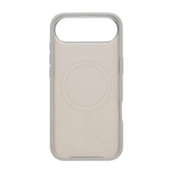 iPhone Air liquid silikonskal MagSafe metallram kamera grå