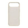 iPhone Air liquid silikonskal MagSafe metallram kamera vit