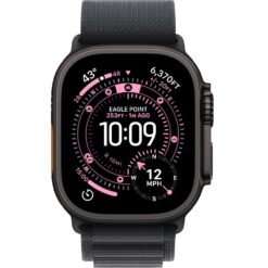 Apple Watch Ultra 3 49 mm svart titan med svart Alpine Loop