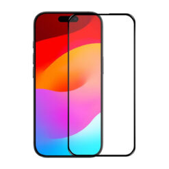 iPhone Air 3D skärmskydd härdat glas svart