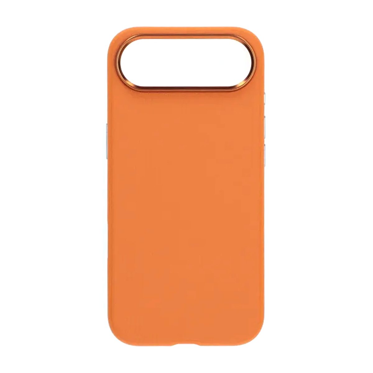 iPhone Air konstläder MagSafe skal kameraskydd orange