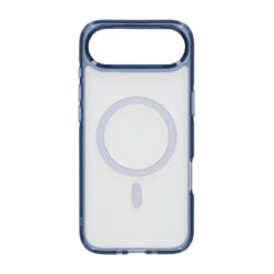 iPhone Air crystal clear MagSafe skal blå transparent baksida